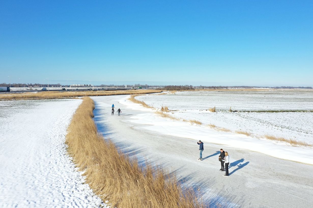 Schaatsen in Akersloot. Foto: Jarno Vleeming