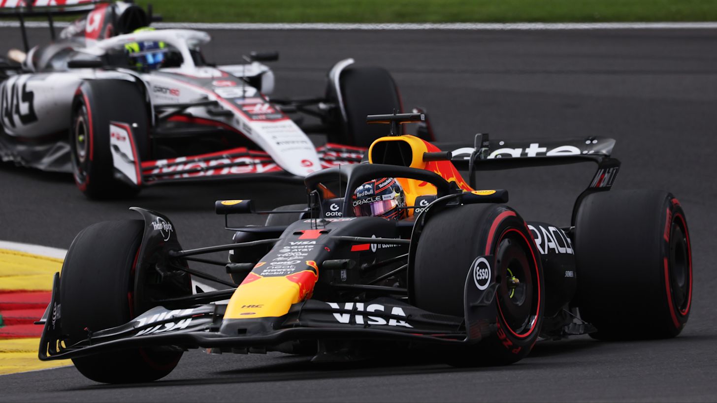 Max Verstappen op het circuit van Spa-Francorchamps. Foto: Getty Images / Red Bull Content Pool