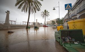 Zeer veel regen op komst aan de Spaanse costa’s