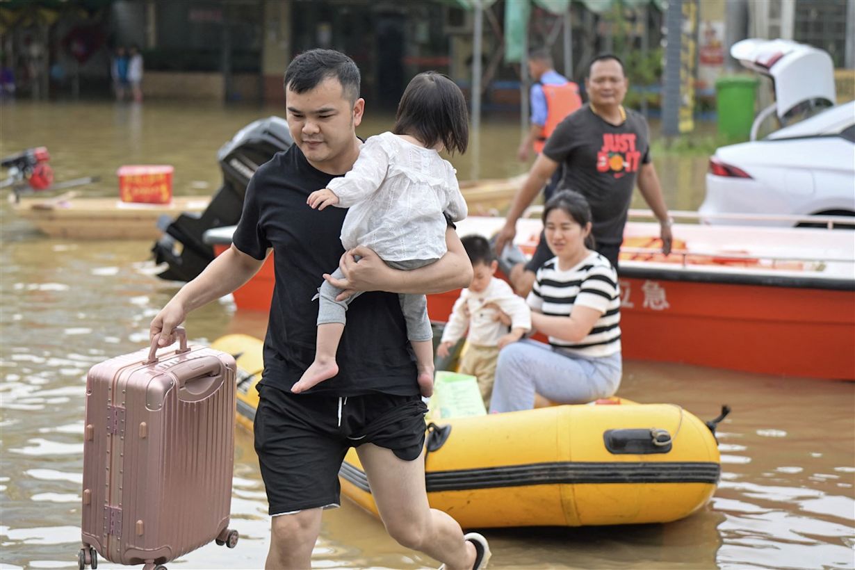 Overstromingen in China. Foto: ANP/ AFP / STR / CNS.