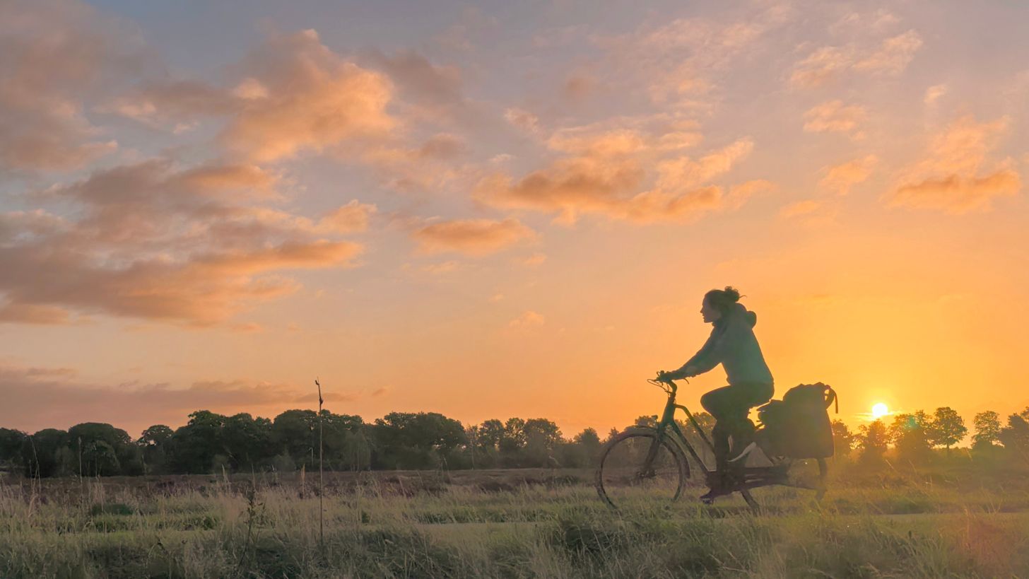 Prima fietsweer in Renkum, Gelderland. Foto: Ton de Brabander