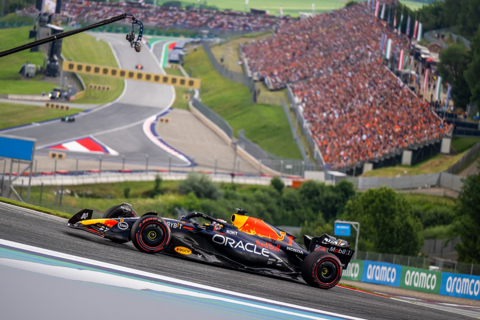 Max Verstappen in Spielberg, Oostenrijk 30 juni, 2023. Bron: Redbullcontentpool / Lucas Pripfl / Red Bull Ring