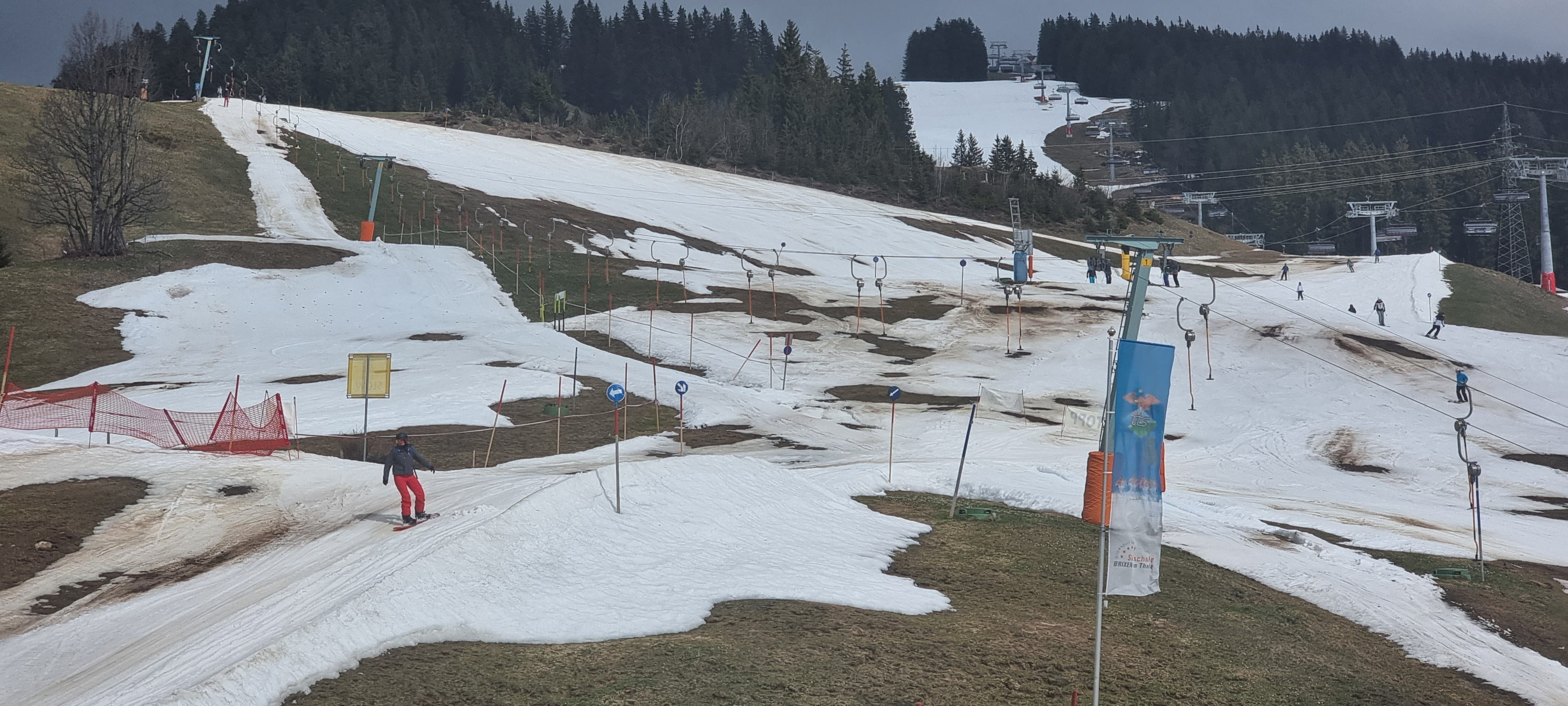 Goede sneeuwcondities, vooral lager, zijn al tijden schaars. Foto van Jeroen Elferink, Brixen im Thale, Oostenrijk. 