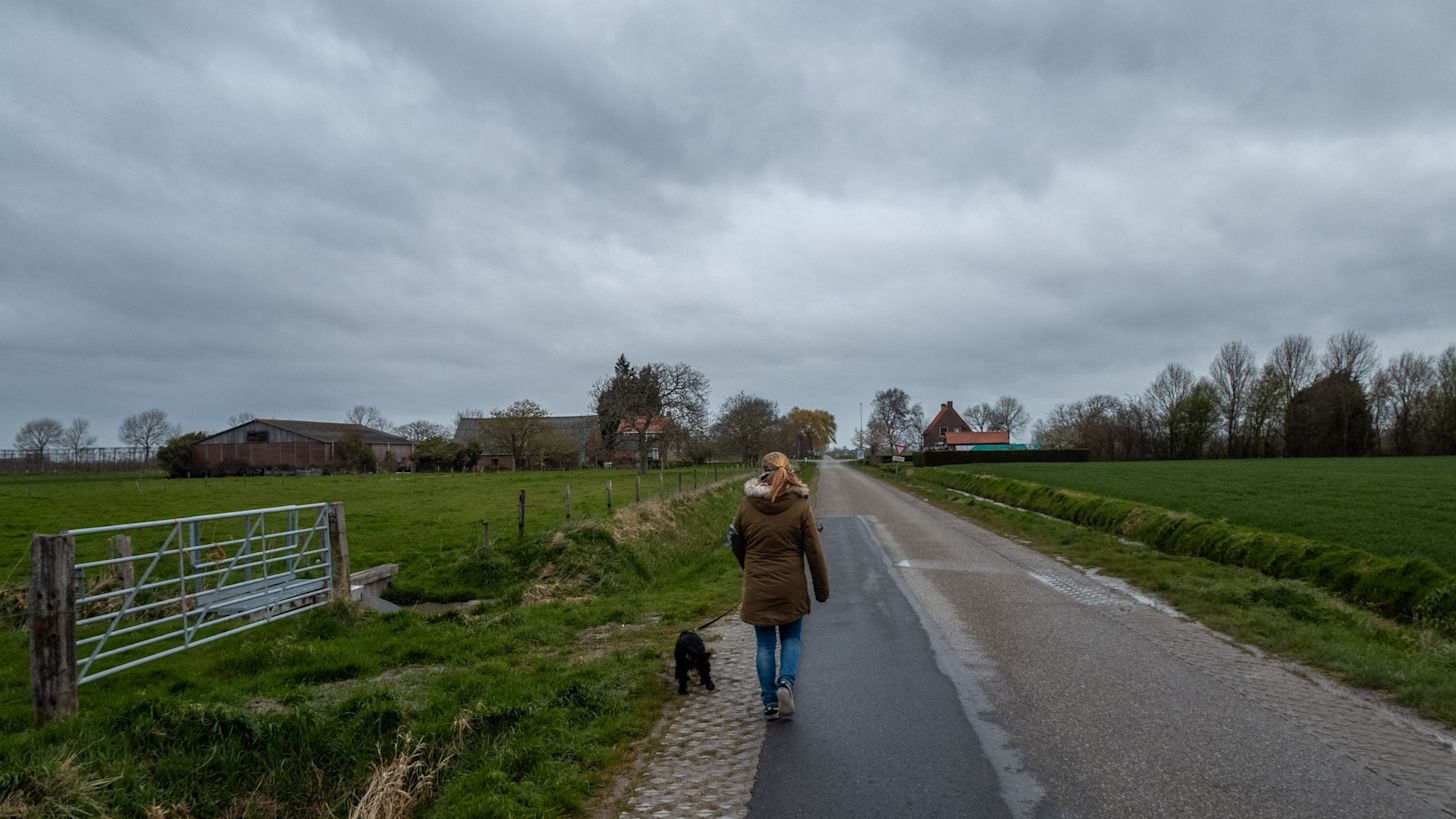 Koud in april. Foto: Astrid Wiessner Hoog