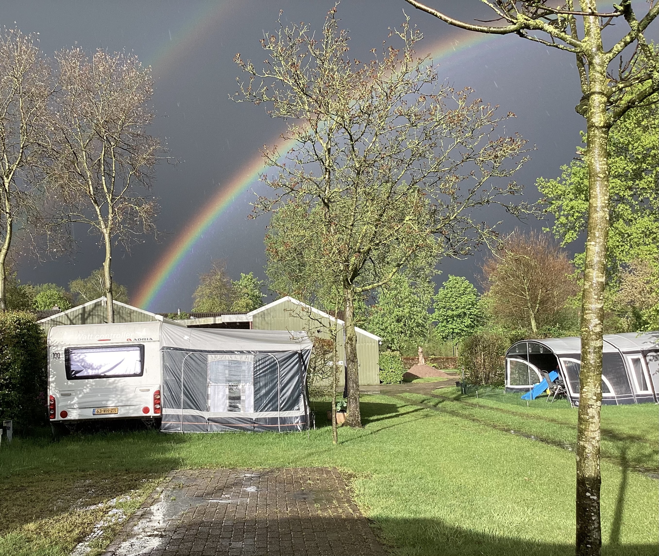 Het zou goed kunnen dat je deze week een regenboog te zien krijgt. Foto: Jan van Vught.