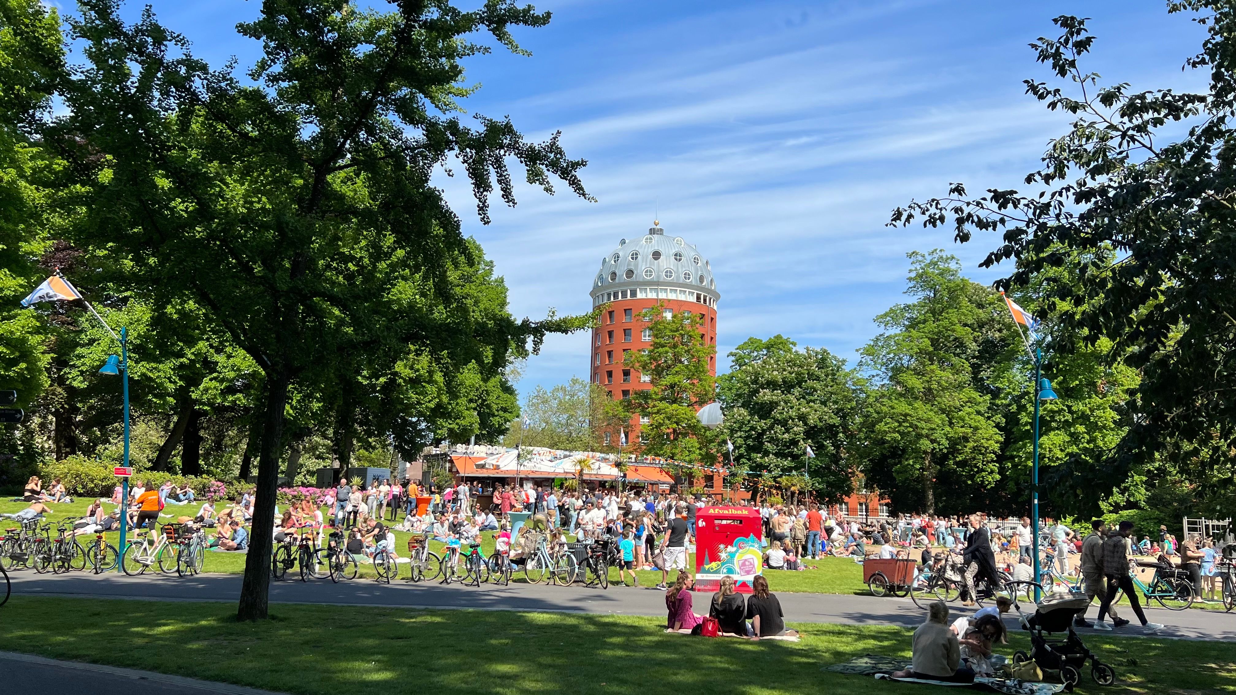 Heerlijk weer in het park. Foto: Henk Voermans