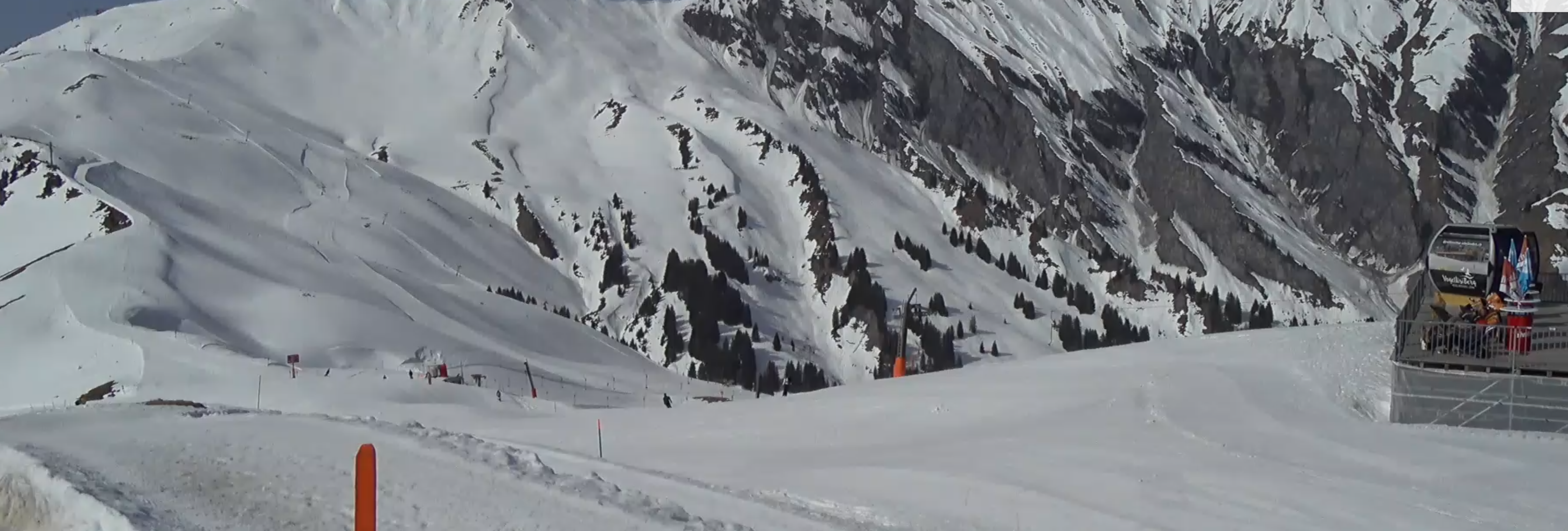 Kaiserwetter in Adelboden op 9 maart 2026. Bron: Feratel