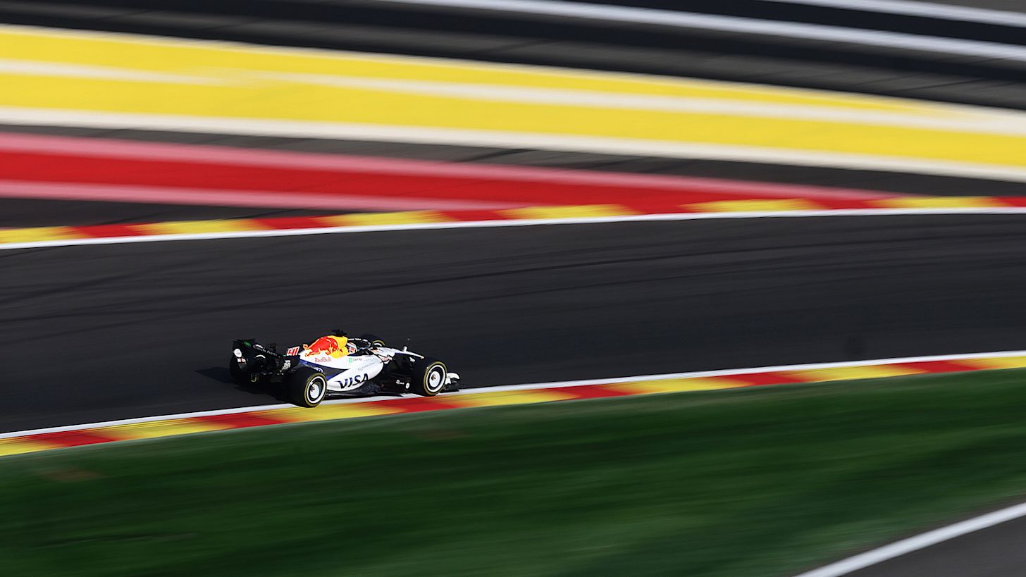 Arvid Lindblad op het Circuit de Spa-Francorchamps. Foto: Red Bull Content Pool / Getty Images.