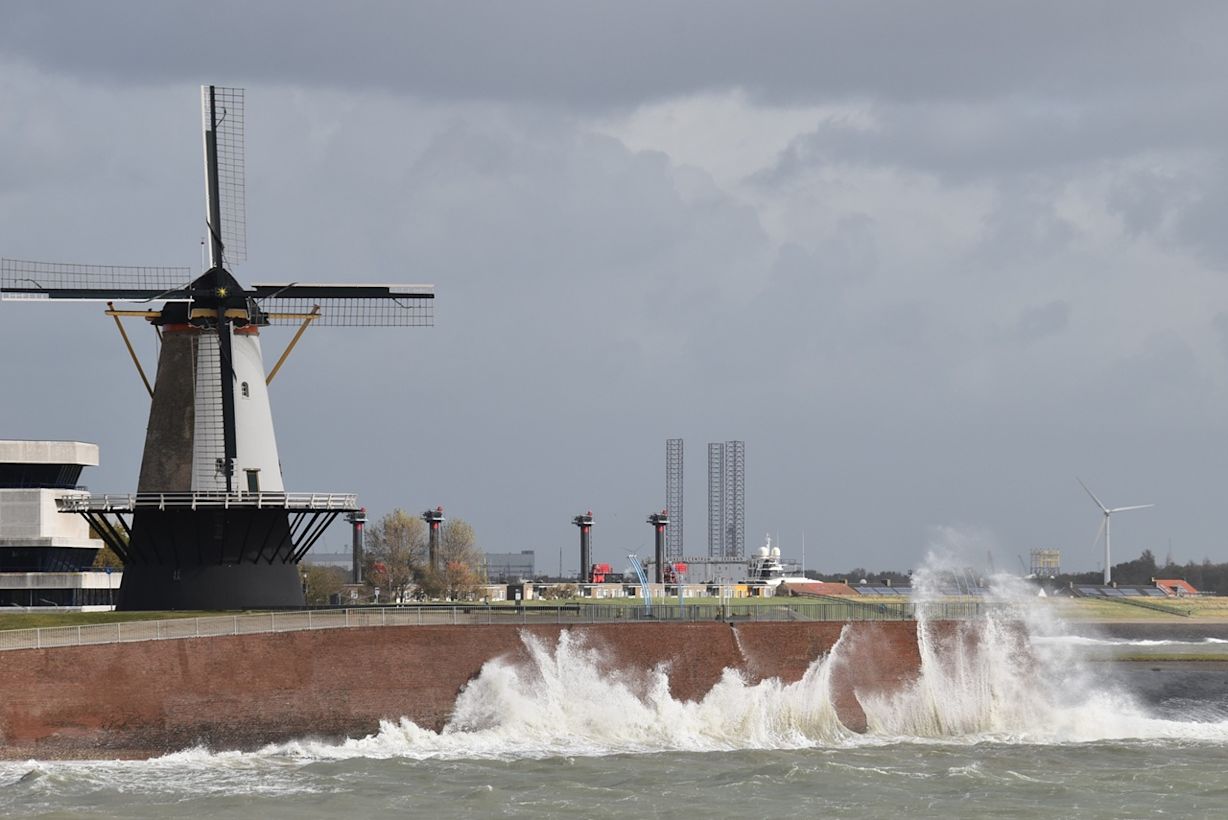 Het is tot storm gekomen. Foto: Anne-Marie van Iersel