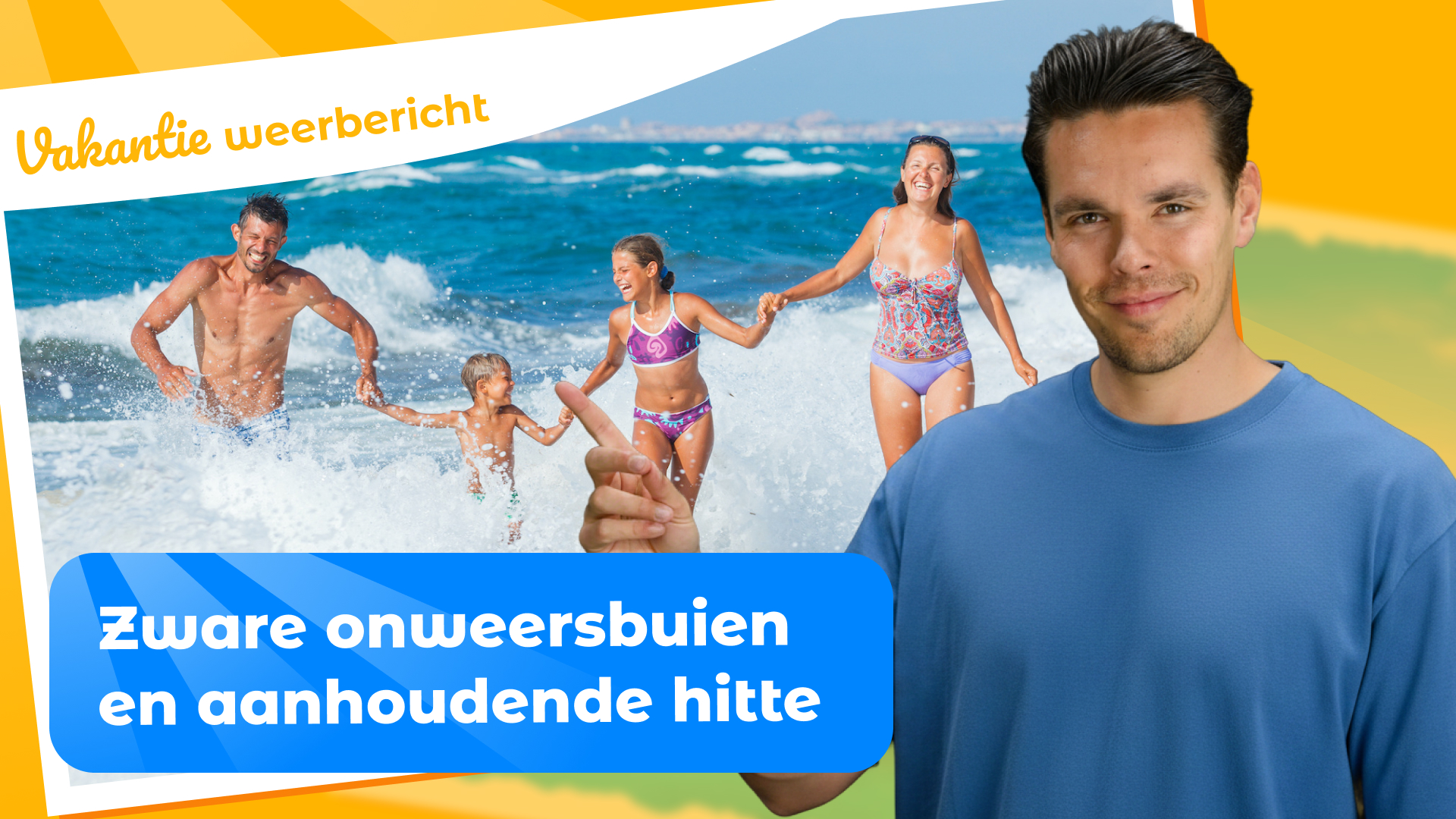Vakantieweer Europa: tijdelijk regionaal stevige onweersbuien