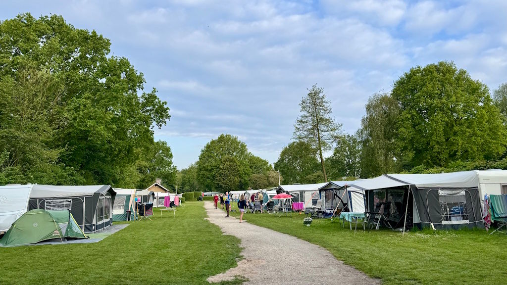 In het lange Hemelvaartsweekend staan de campings vol. Foto: Jolanda Bakker