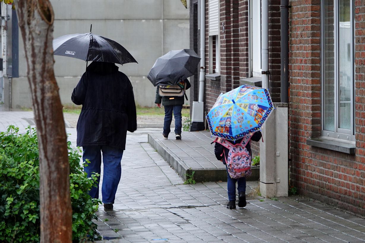 De paraplu was in het recordnatte 2023 vaak nodig. Foto: Ben Saanen