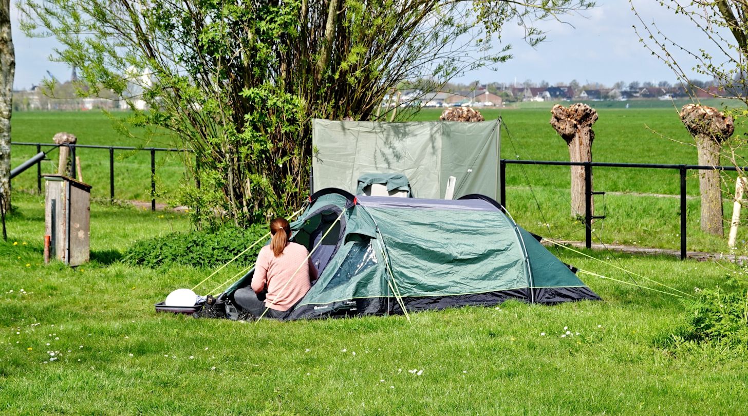 Kamperen in mei. Foto: Ton Wesselius.