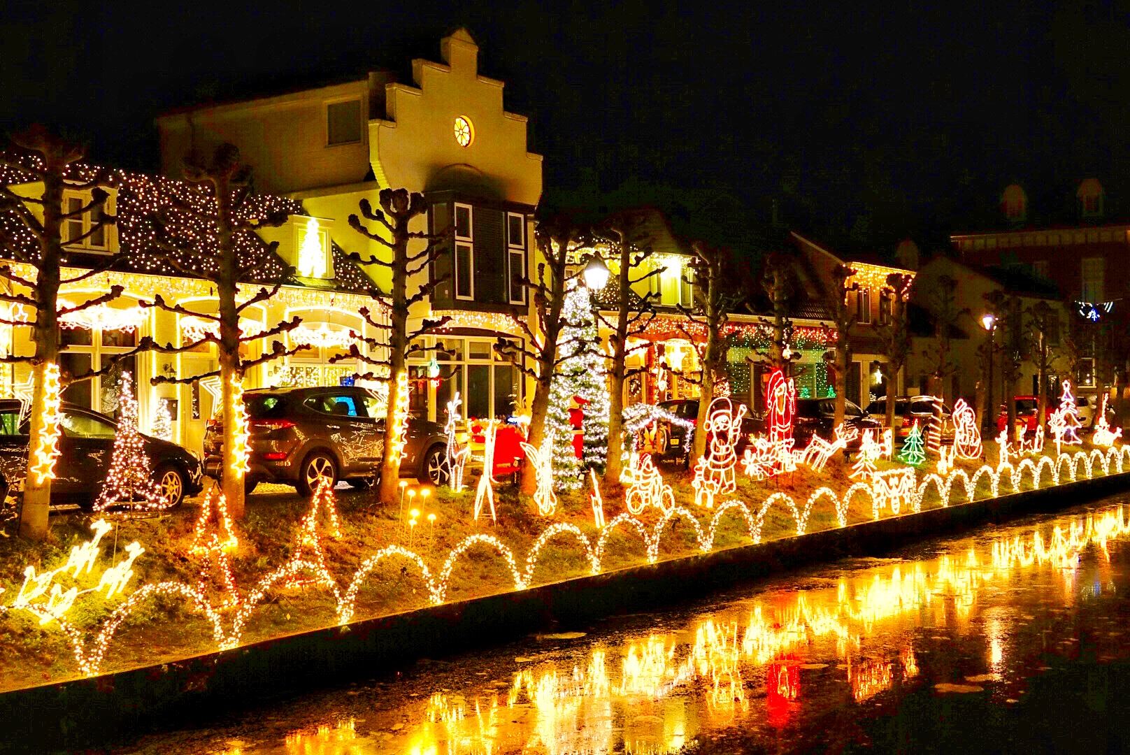 Leerdam in kerstsfeer in 2021. Foto: Fas Vermeulen.