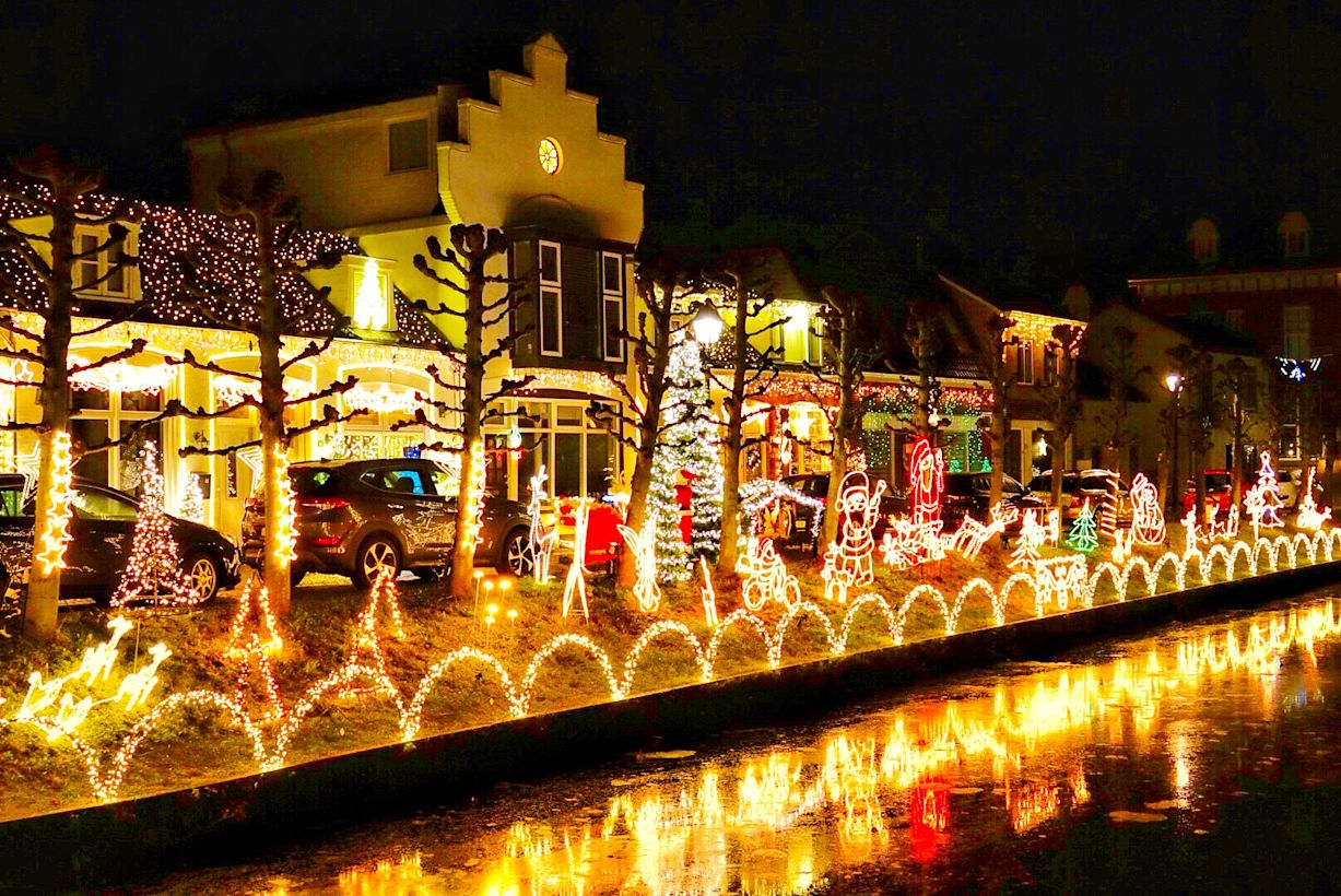 Leerdam in kerstsfeer in 2021. Foto: Fas Vermeulen.