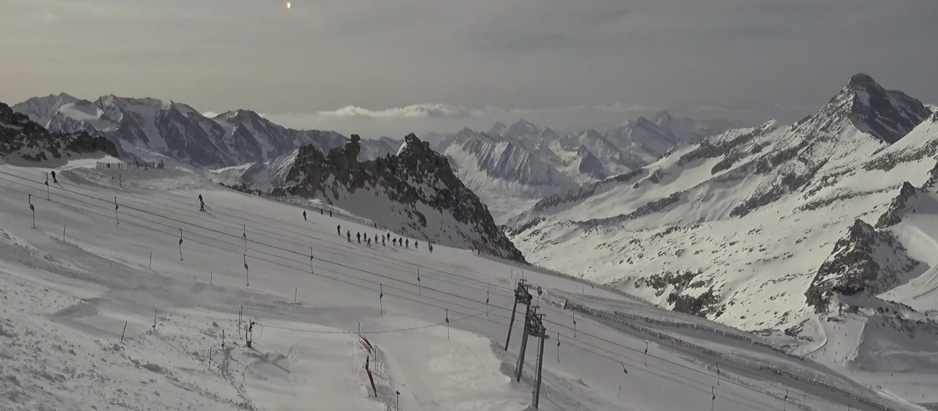 Nog steeds schitterende omstandigheden op de pistes in Hintertux. Bron: Feratel