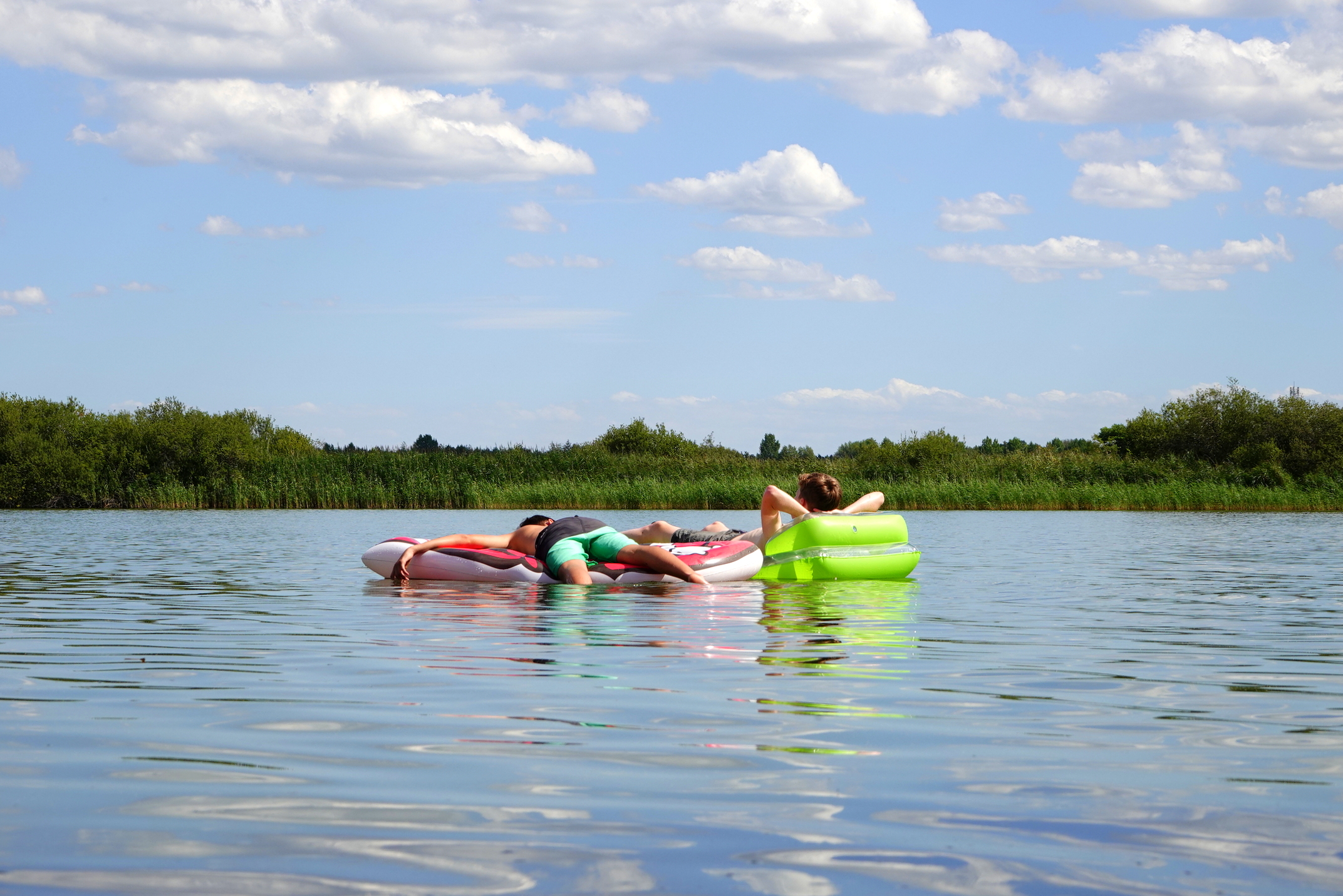 Verkoeling op het water op een tropische dag. Foto: Ben Saanen