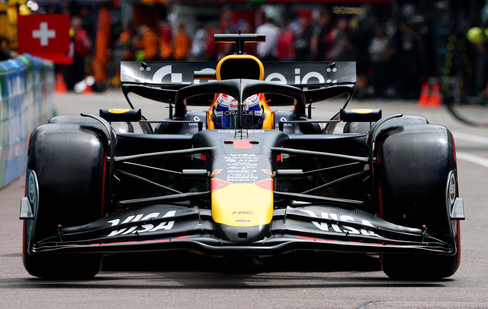 Max Verstappen tijdens de training in Monaco. Foto: Getty Images / Red Bull Content Pool