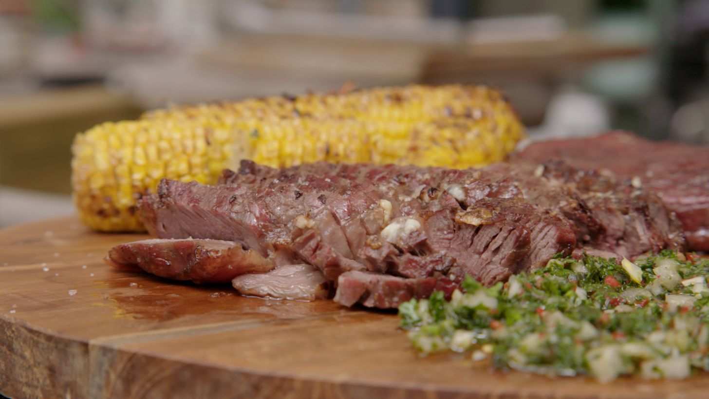 Chimichurri bij de steak