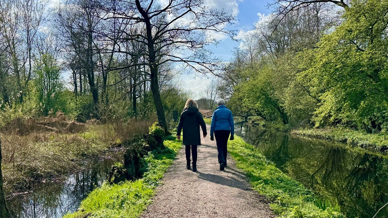 Genieten van het aangename weer. Foto: Neeltje Wittebol