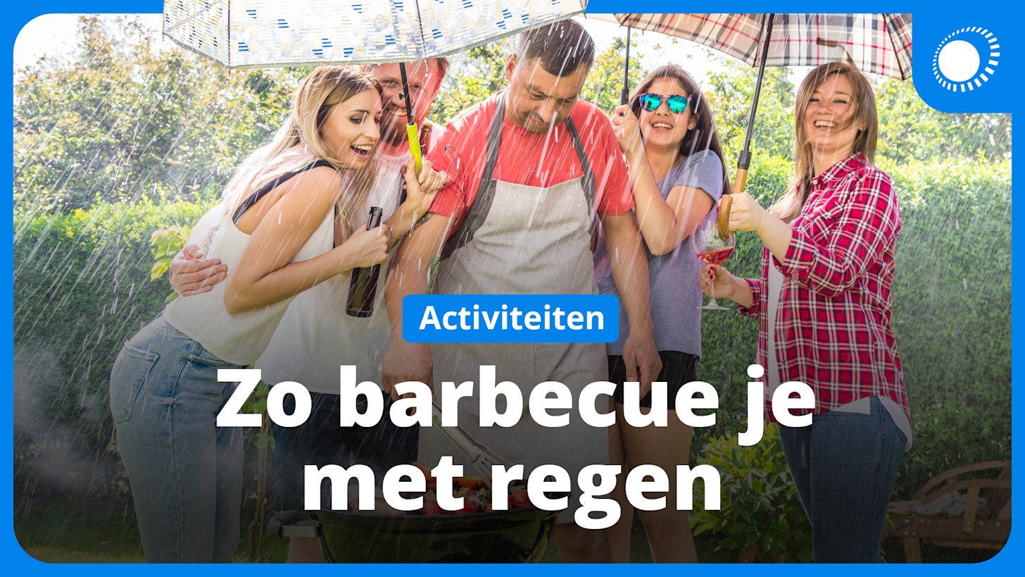 Zo barbecue je met regen