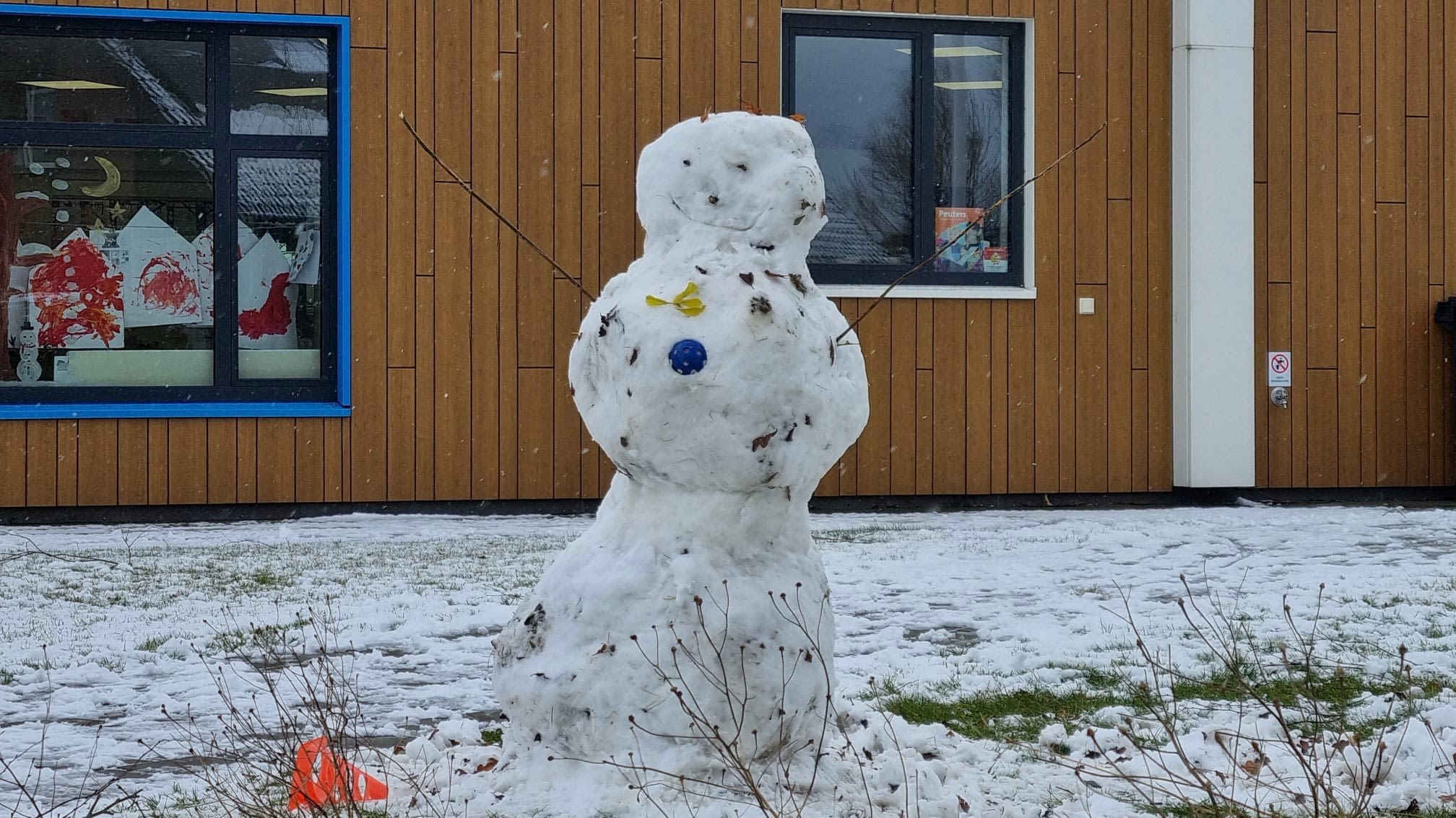 Sneeuwpop. Foto: Jannes Wiersema.