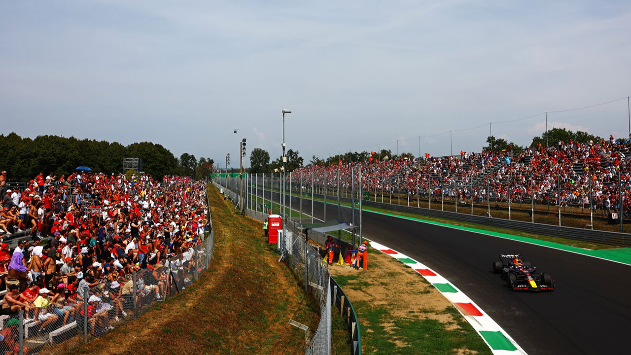 Op het circuit van Monza wordt al jaren gereden. Foto: redbullcontentpool.com / Mark Thompson / Getty Images