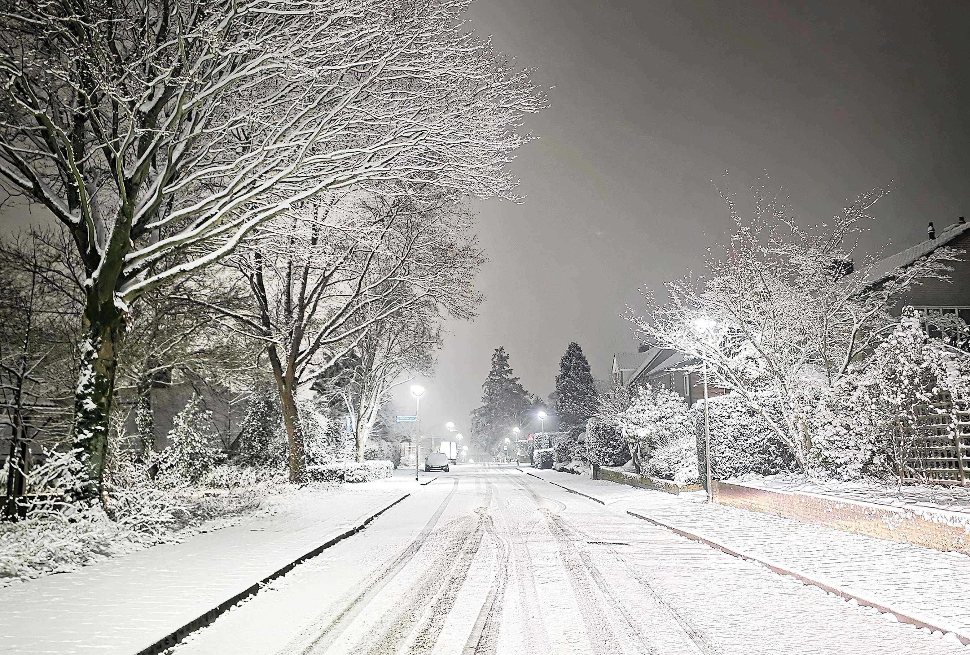 Teruglezen Liveblog sneeuwval: op veel plaatsen sneeuw