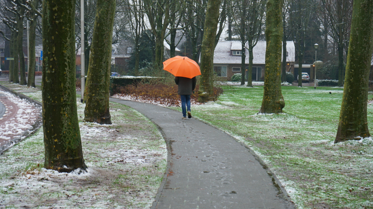 Het licht winterse weer gaat verdwijnen. Foto: Toon Boons