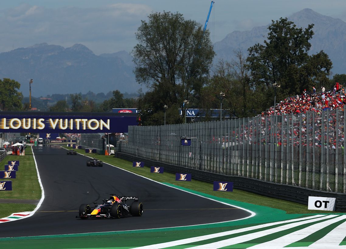 Droog en zonnig tijdens de GP van Italië. Foto: Getty Images / Red Bull Content Pool