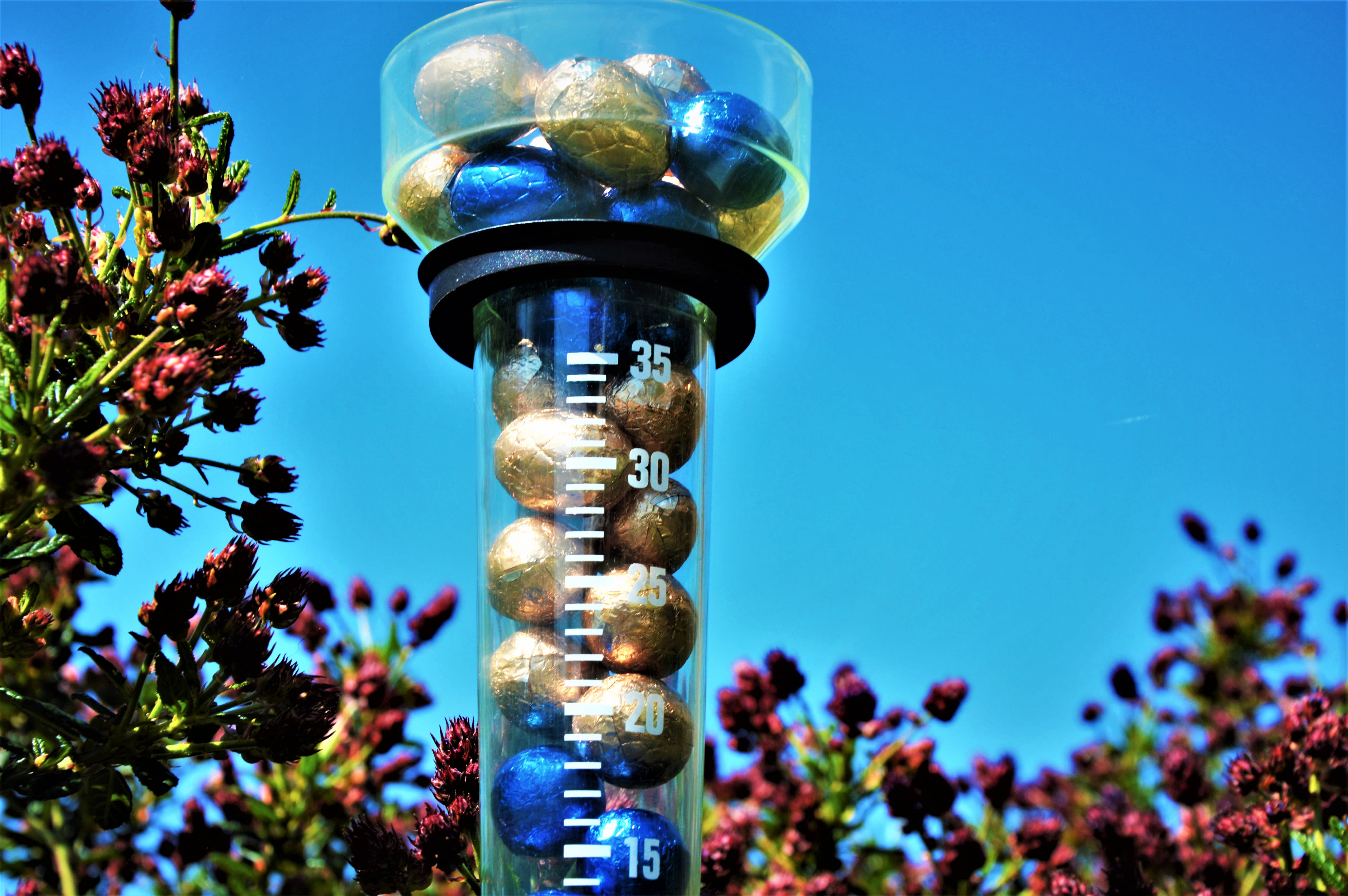 Blauwe lucht met Pasen in 2020. Foto: Henk Luntz