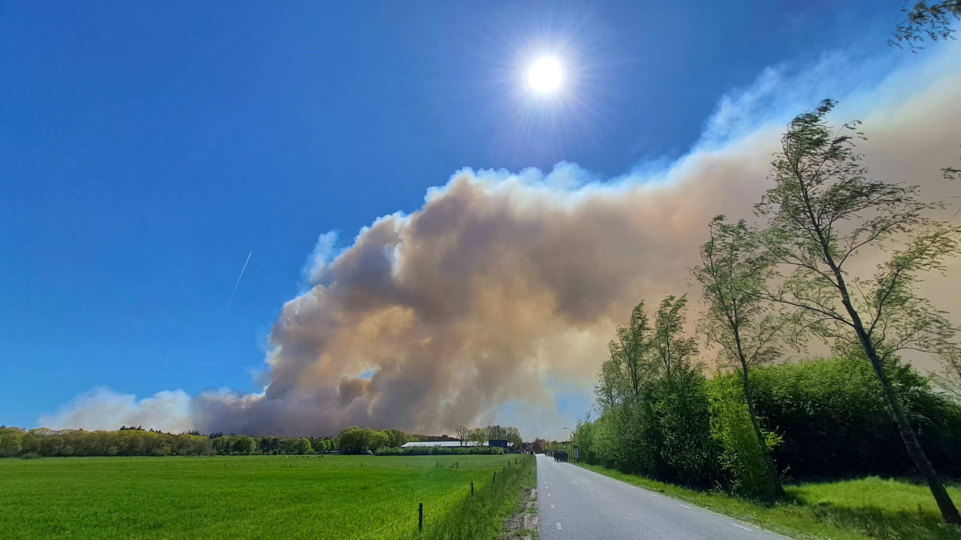 Grote natuurbrand nabij Epe!