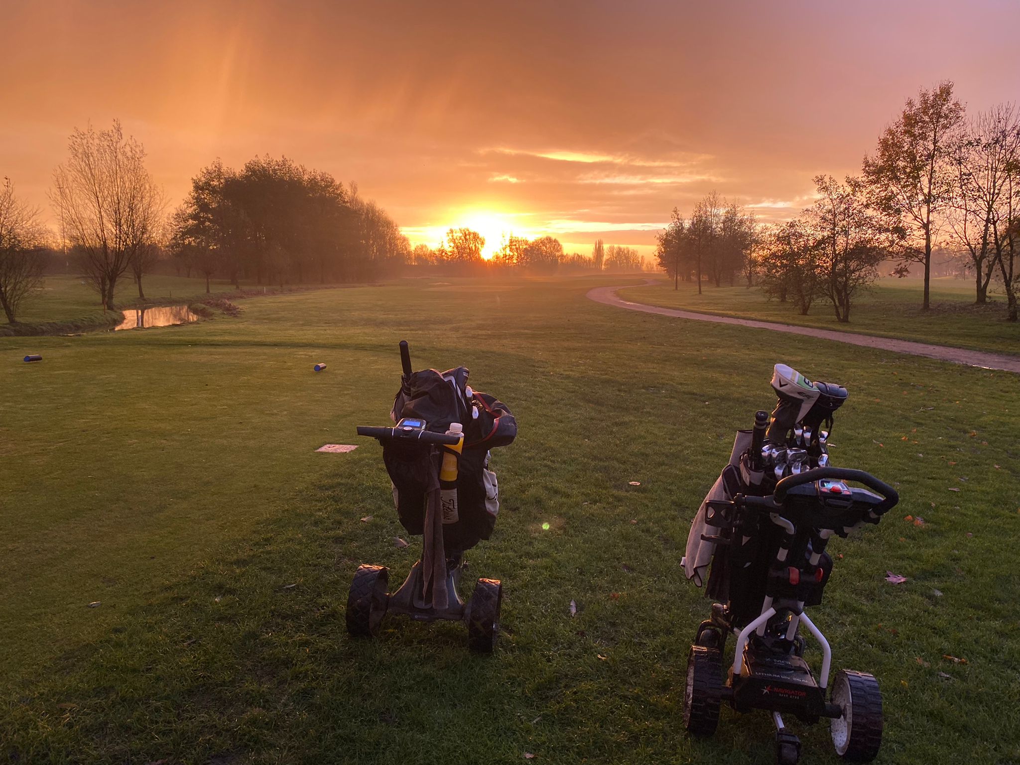 Golfen met verschillende weersomstandigheden