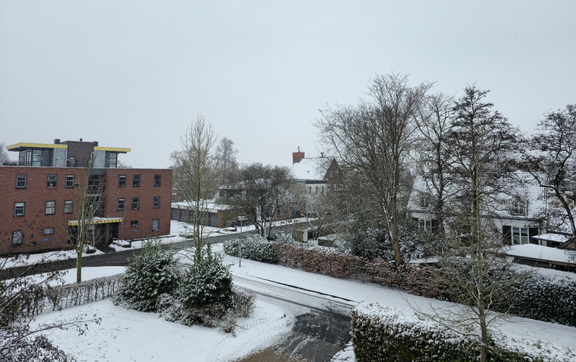 Sneeuw in Appingedam. Foto: Eric Meijer