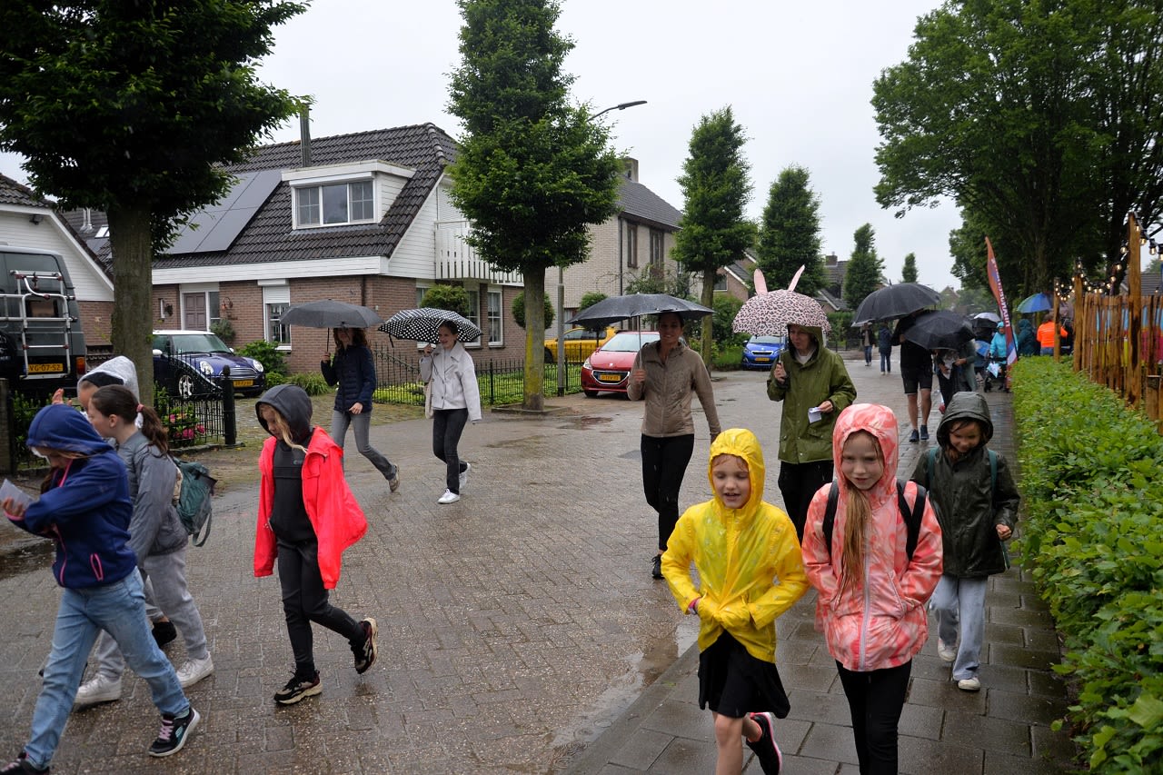 De paraplu is weer nodig. Foto: Gerard van Vugt