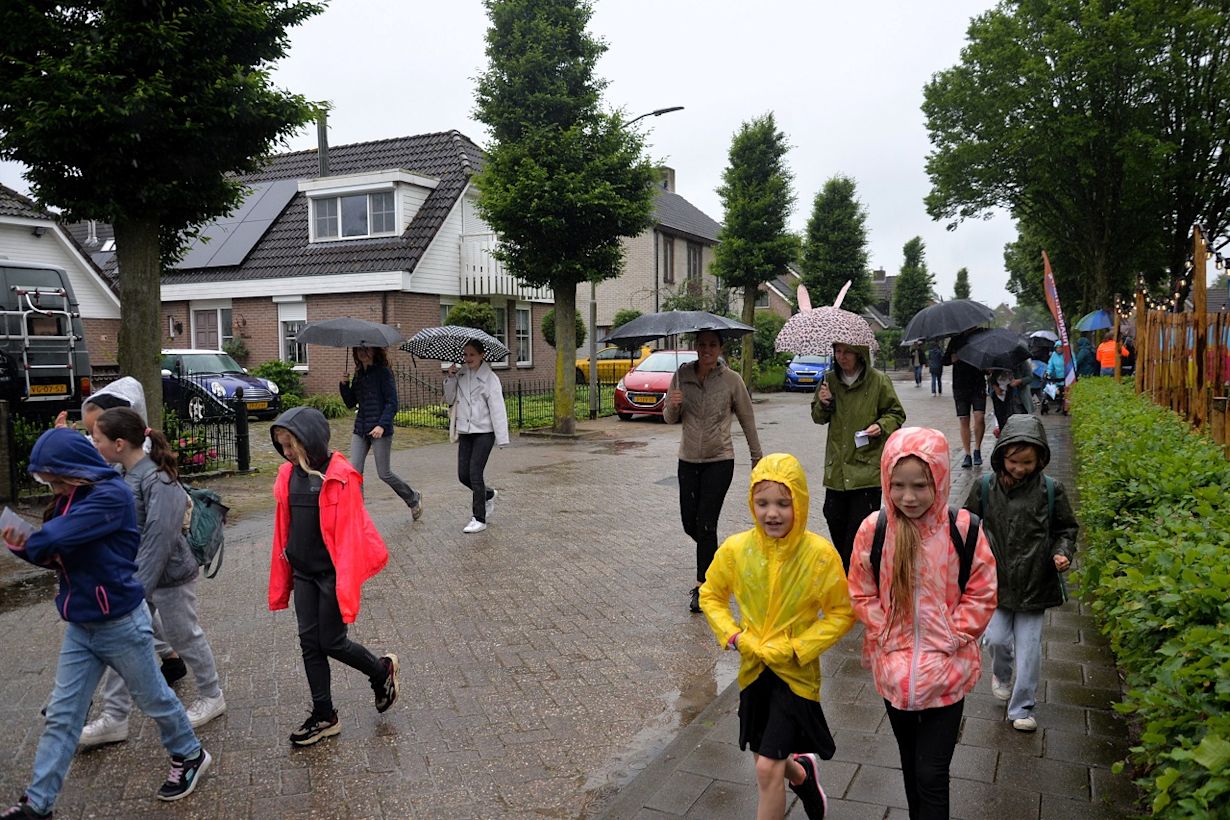 De paraplu is weer nodig. Foto: Gerard van Vugt