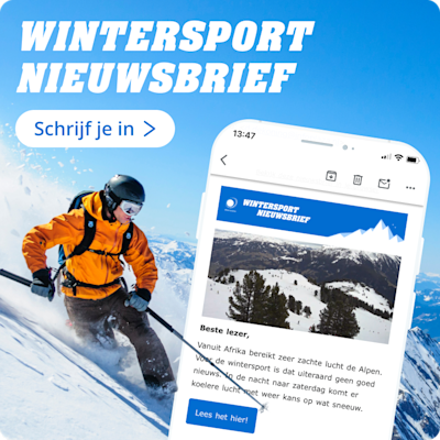 Inschrijven Weeronline wintersport nieuwsbrief