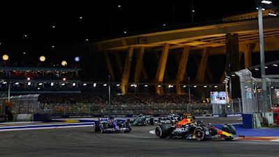 GP-weekend Singapore: grote kans op onweersbuien
