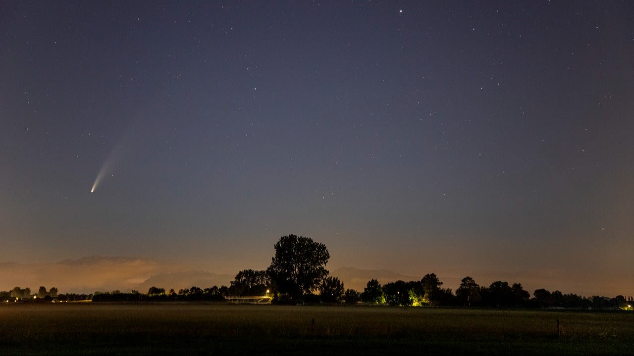 In juli 2020 was komeet NEOWISE zichtbaar. Foto: Davy van Olst