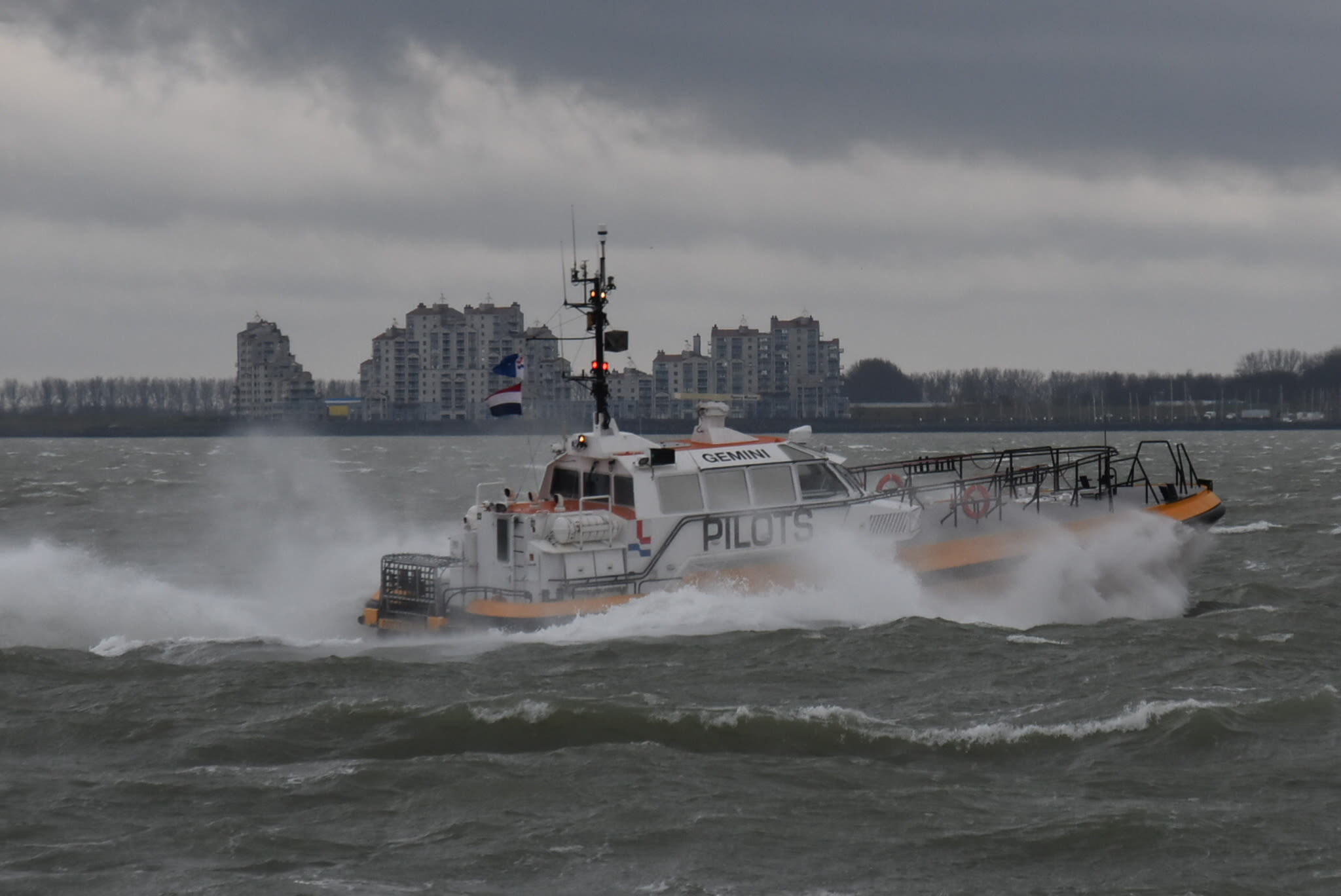 Storm Benjamin trekt over het land. Foto: Anne-Marie van Iersel