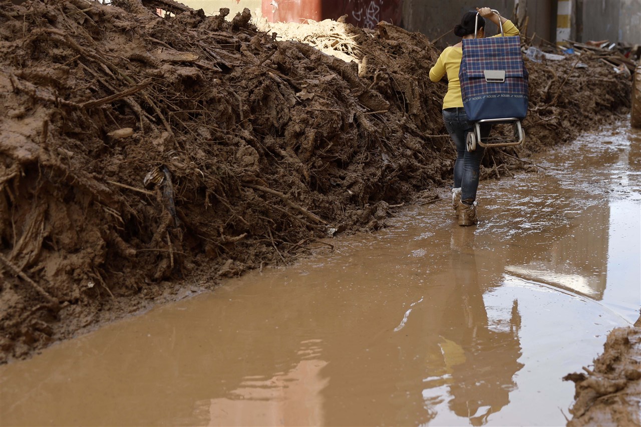 Opnieuw heeft Spanje te maken met noodweer. Foto: ANP/EPA/Kai Forsterling