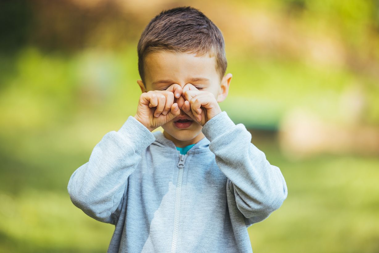 Jeukogen door hooikoorts. Foto: Adobe Stock / Dragana Gordic.