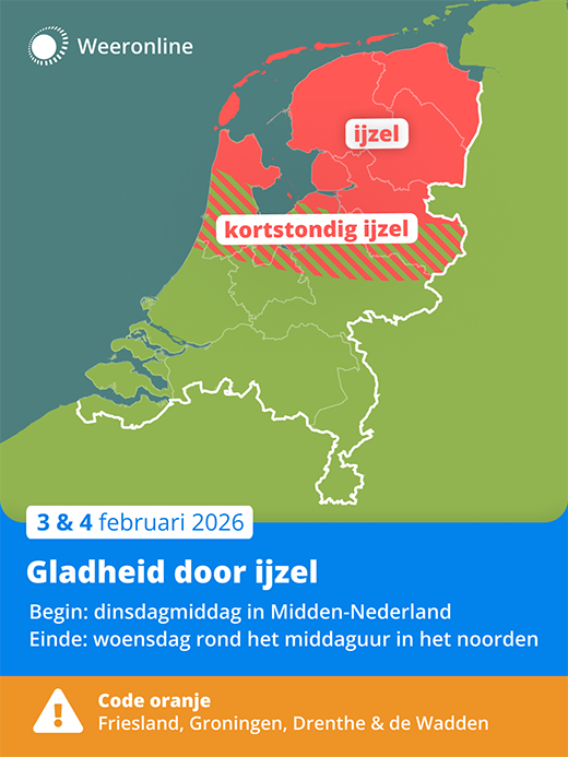 IJzelverwachting 3 en 4 februari 2026 - update 3 februari