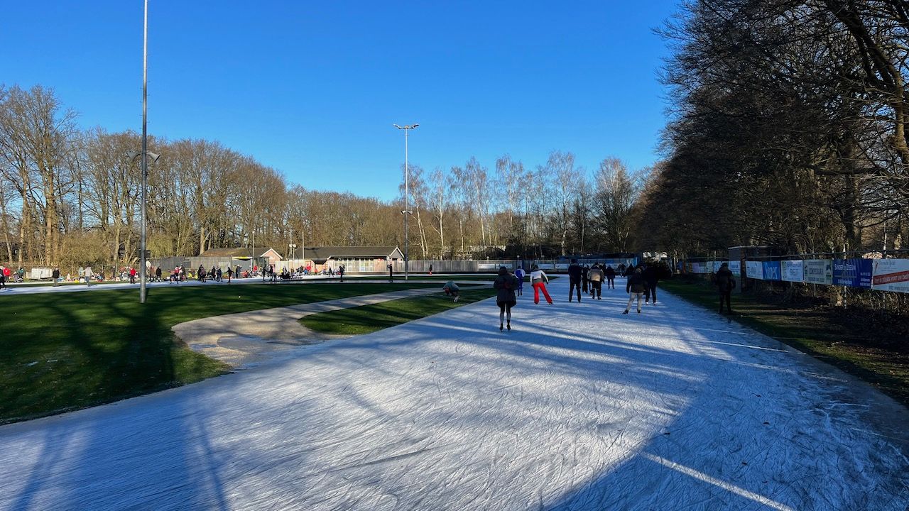 Schaatsen op 9 januari 2024 in Doorn. Foto: Jaco van Wezel.