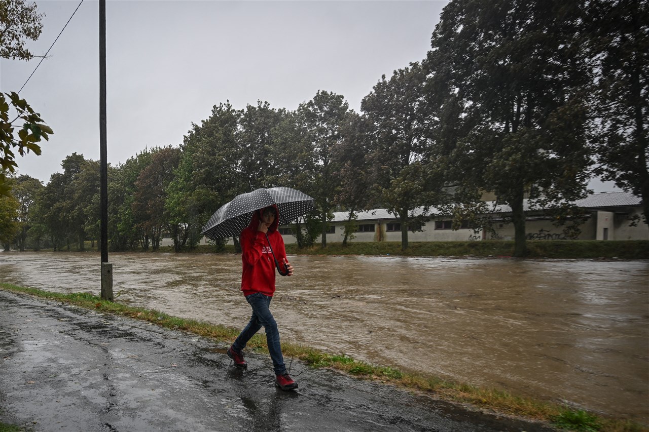 Overstromingen in Centraal-Europa. Foto: Michal Cizek / AFP