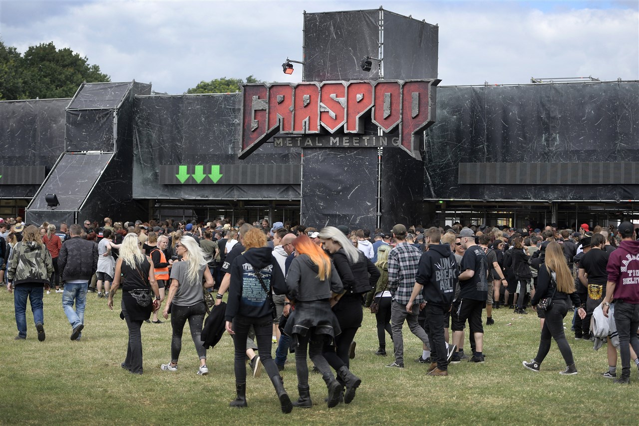 Graspop activeert noodplan om aanhoudende regen