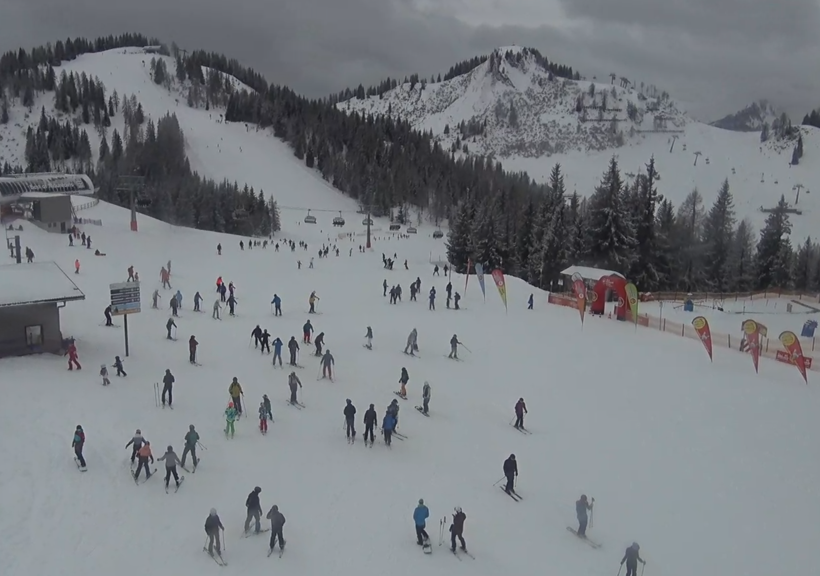 Wintersport: rustig weekend met weinig wind
