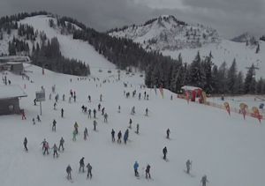 Wintersport: rustig weekend met weinig wind
