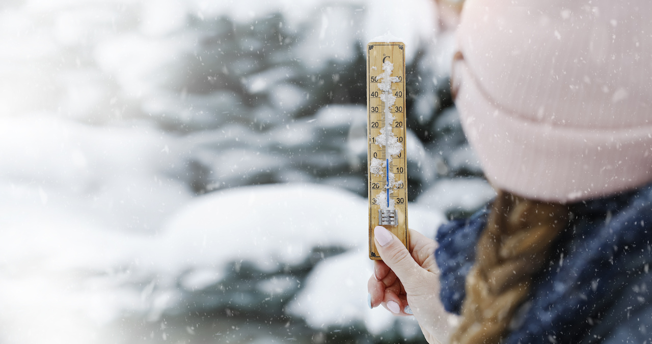 Thermometer - Winter - Sneeuw - Onderkoeling