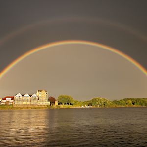 Hoe ontstaat een regenboog?